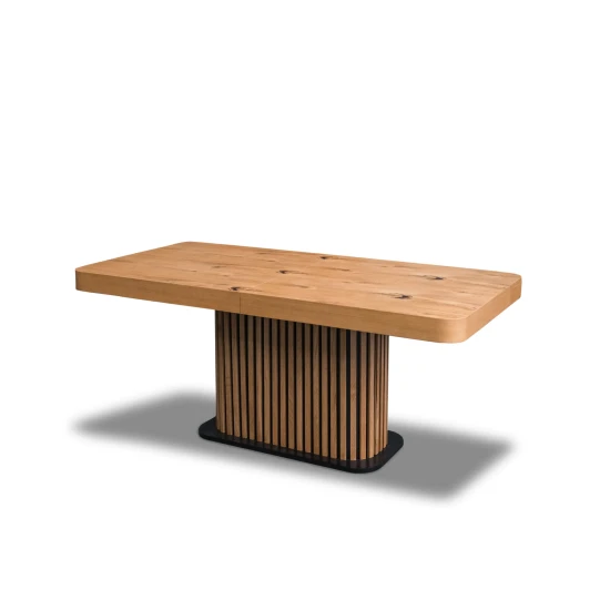 Stół Lamel 180/90 + 2 wkładki po 40 cm + 6 krzeseł Tokyo