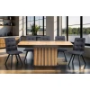Stół Lamel 180/90 +2x40 + 6 krzeseł KW110 tkanina