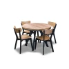 Stół Loft Dąb Artisan Fi 100 + 2 x 50 cm wkładki + 4 krzesła Jack