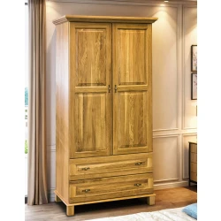 Dębowa Szafa Fala 2d2s 110 cm