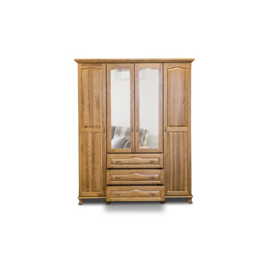 Dębowa Szafa Fala 4d2s 180 cm