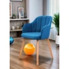 Krzesło tapicerowane Glow krzesło do salonu, tkanina plamoodporna
