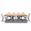 Stół Loft P2 400 cm rozkładany 100x200 + 4x50 cm + 6 Krzeseł Olo