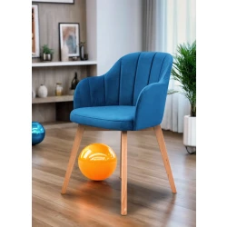 Krzesło tapicerowane Glow krzesło do salonu, tkanina plamoodporna
