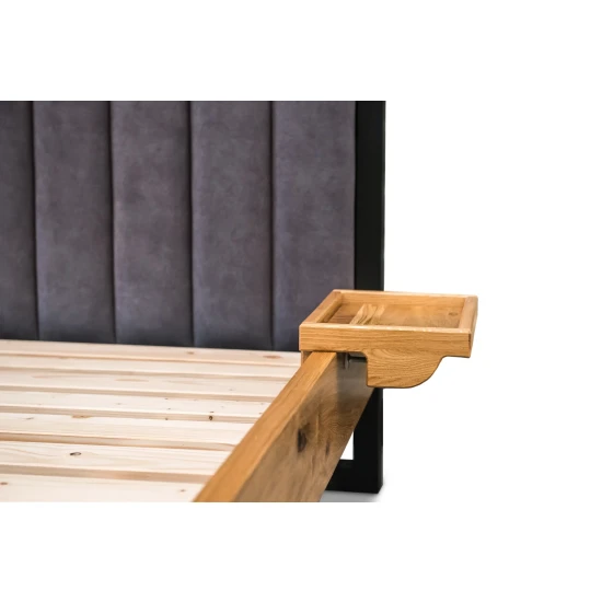 Łóżko Karmel IV styl loft 200/200 cm