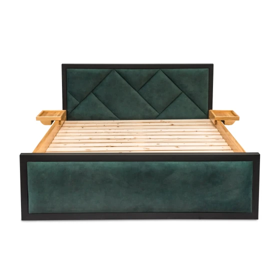 Łóżko Karmel III styl loft 140/200 cm