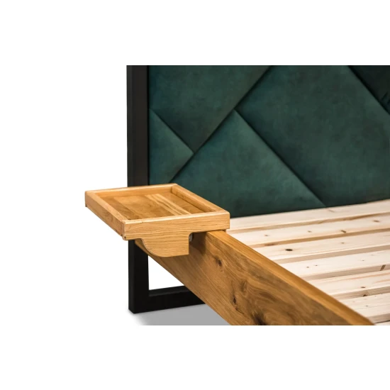 Łóżko Karmel III styl loft 140/200 cm
