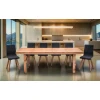 Stół Wasyl Loft 200/100 + 2 x 50 cm + 6 Krzeseł LUKA