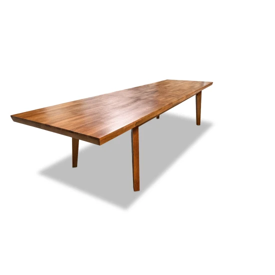 Stół rozkładany, stół dębowy 250/100 + 3×50 cm LUIS w stylu LOFT