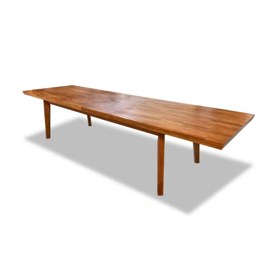 Stół rozkładany, stół dębowy 250/100 + 3×50 cm LUIS w stylu LOFT
