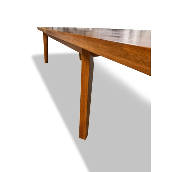 Stół rozkładany, stół dębowy 250/100 + 3×50 cm LUIS w stylu LOFT