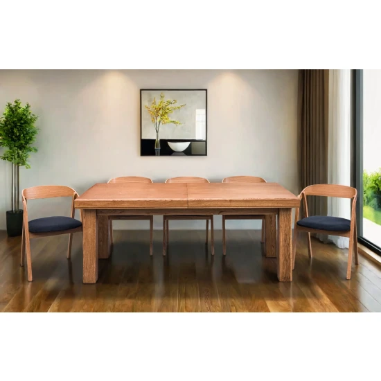 Stół Lyon 200×100 + 2×50 cm + 6 krzeseł X1