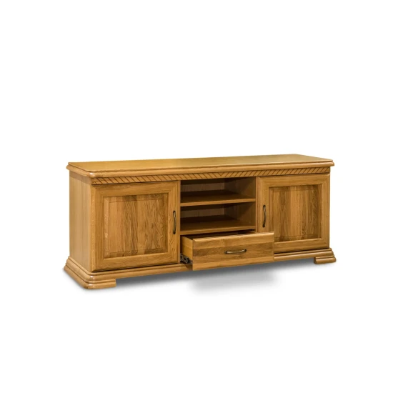 Komoda pod telewizor, szafka RTV Classic 2D2P1S szerokość 165 cm