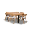Stół Kuba 160/90 + 2 wkładki po 40 cm + 4x krzesła X1