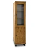 Witryna Karmel 55 cm lite drewno + elementy fornirowane