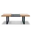 Stół rozkładany, stół drewniany 180/90+2×45 cm SJ51 styl LOFT