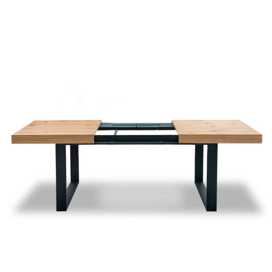 Stół rozkładany, stół drewniany 180/90+2×45 cm SJ51 styl LOFT